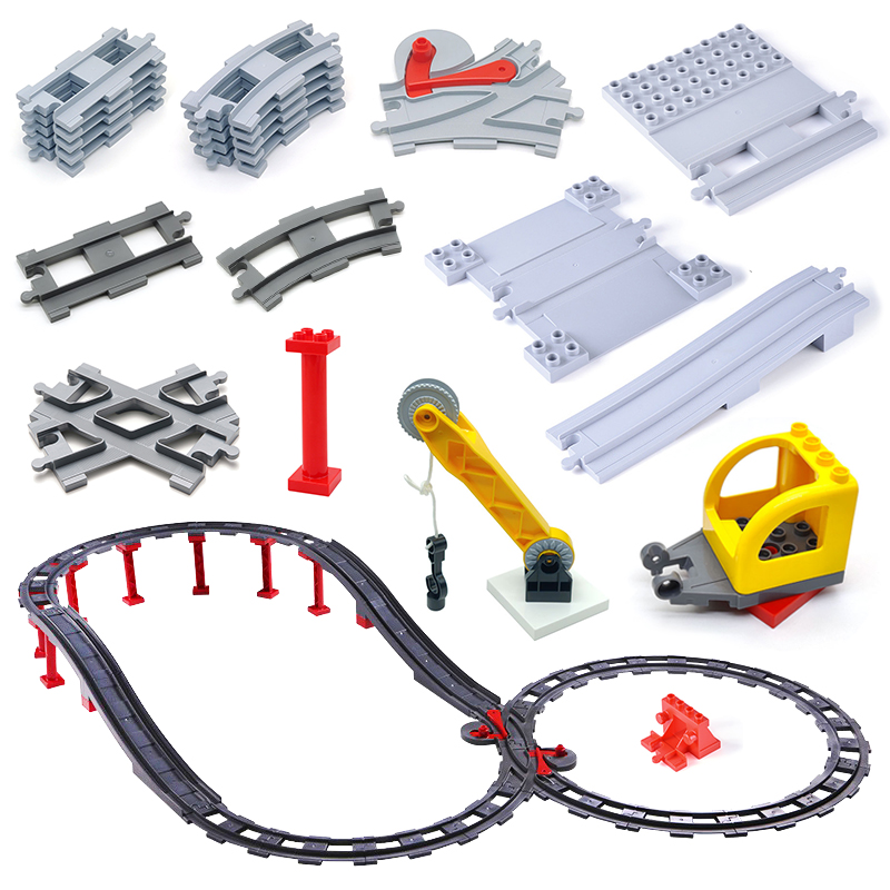 Lego Set City - Conjunto de pista de trem grandes