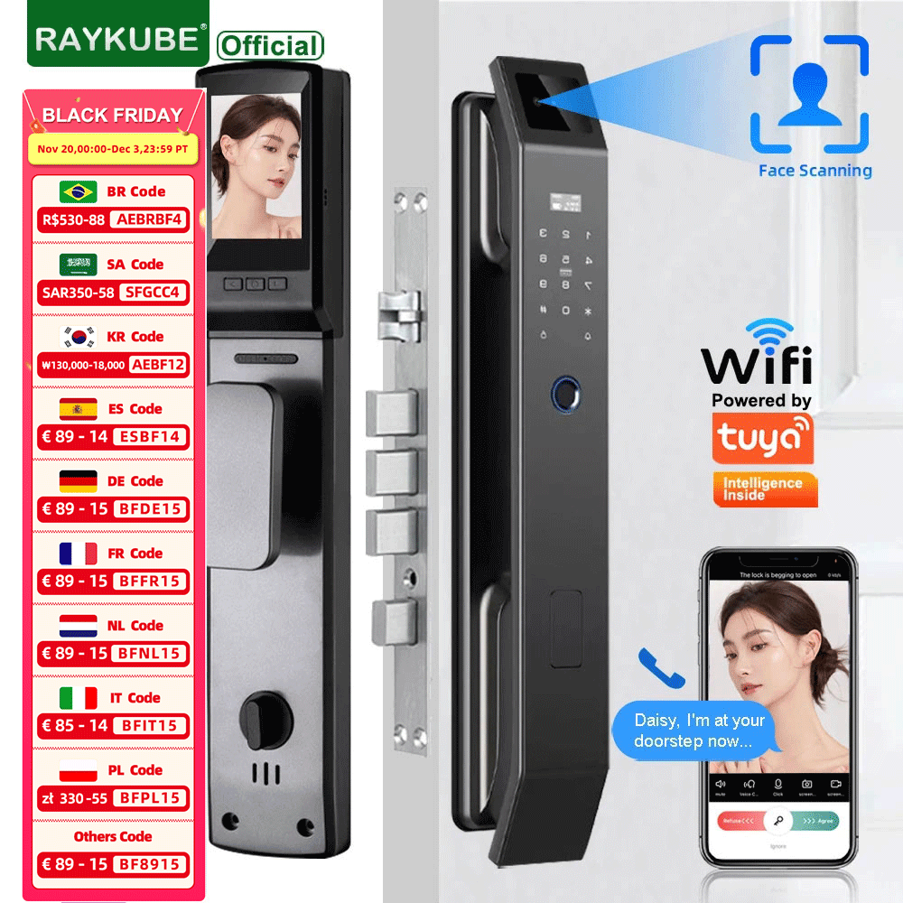 Raykube df14 tuya wifi 3d reco - Graded Card Display avaliação e preço